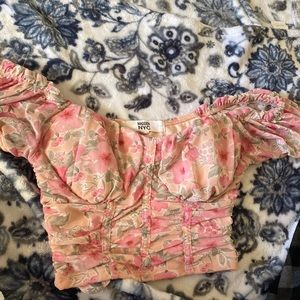 Madden NYC floral crop top